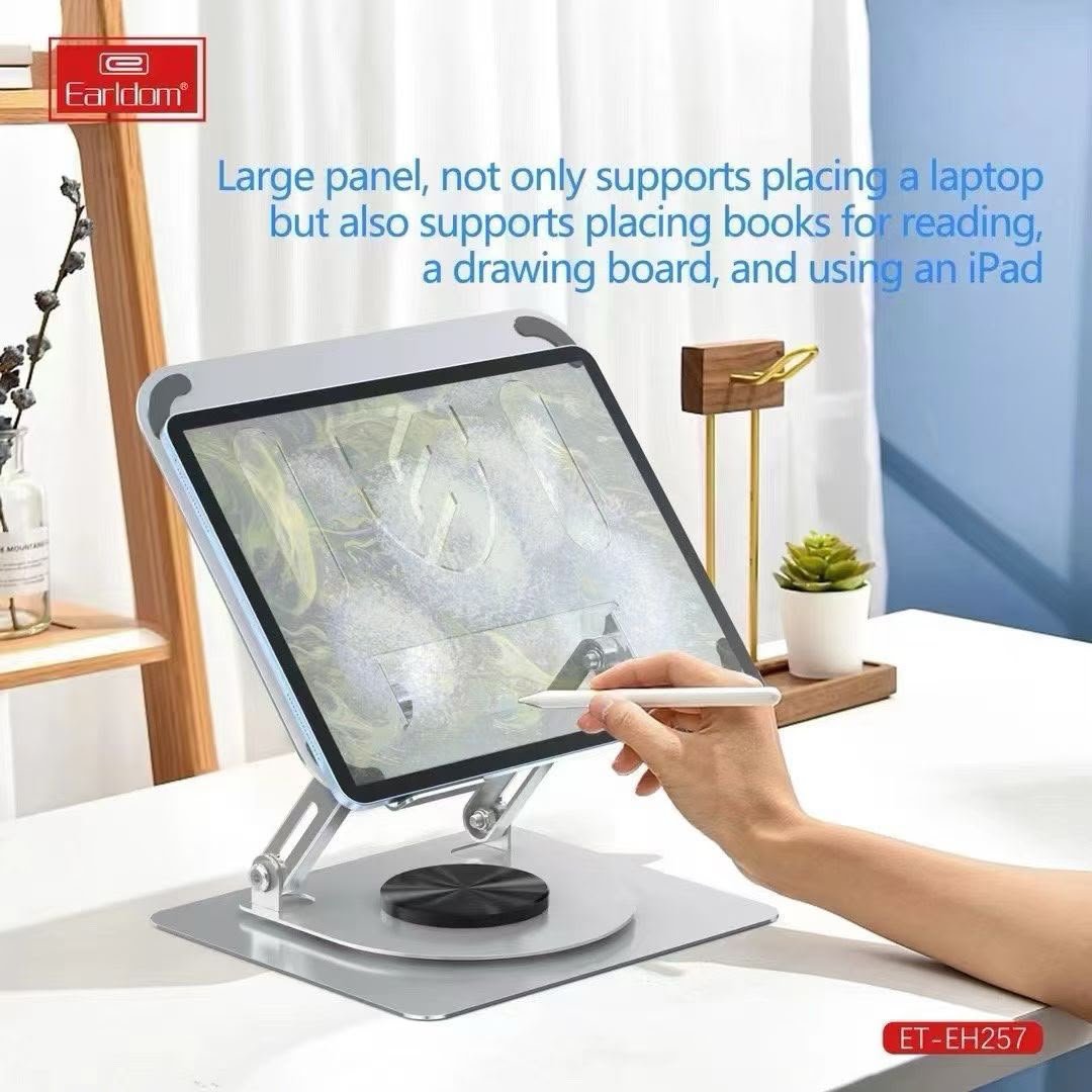 Earldom 360° Rotating Laptop Stand for Up to 17" Laptops – ET-EH2571 - Image 4