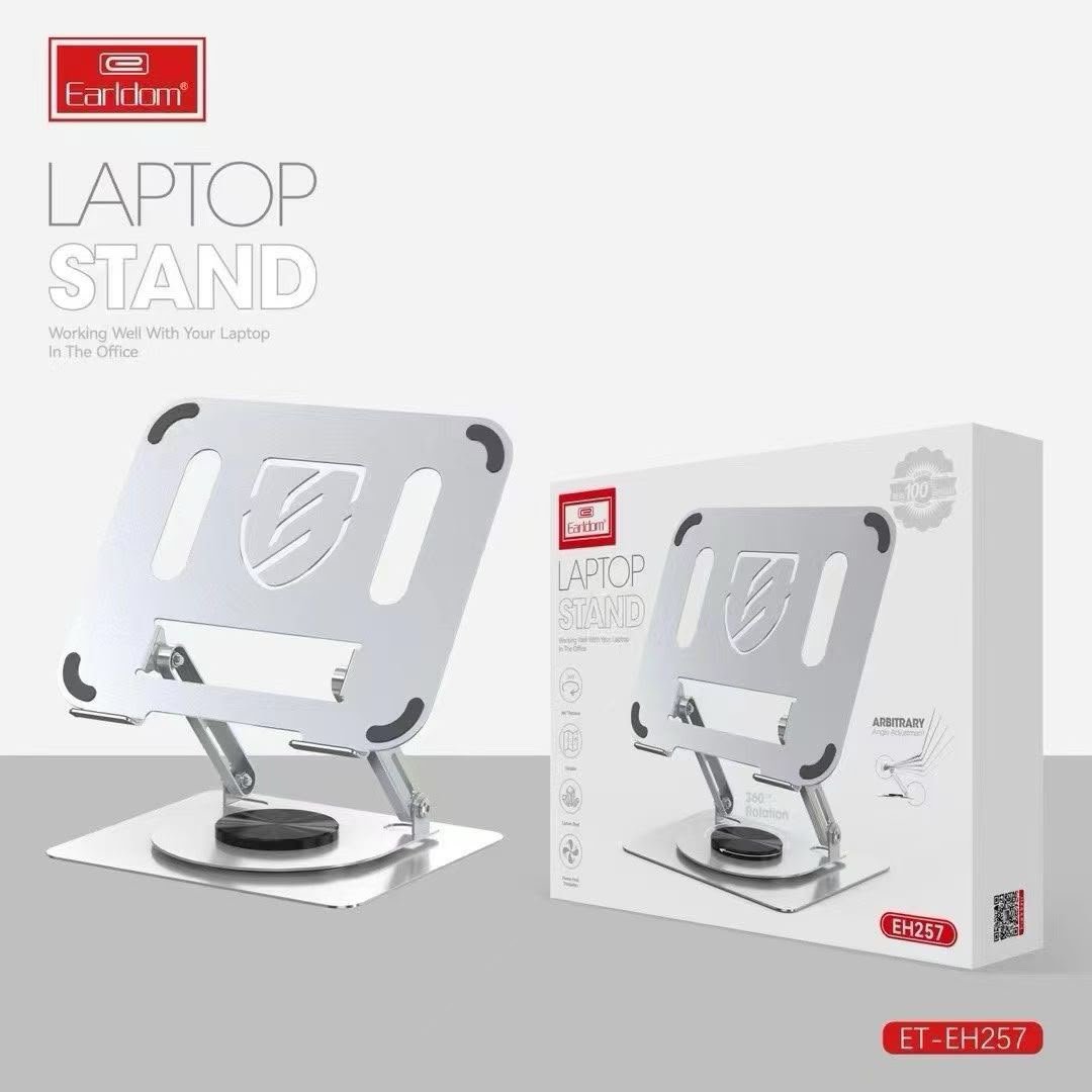 Earldom 360° Rotating Laptop Stand for Up to 17" Laptops – ET-EH2571 - Image 6