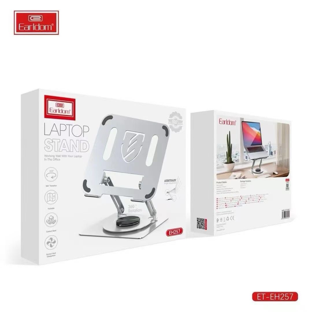 Earldom 360° Rotating Laptop Stand for Up to 17" Laptops – ET-EH2571 - Image 7