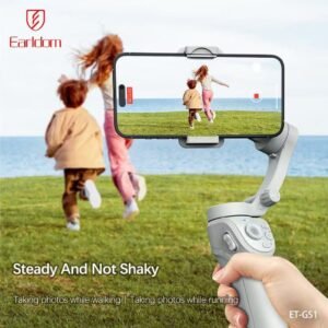 Earldom 3-Axis Gimbal Stabilizer with Adjustable Fill Light – ET-GS1