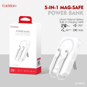EARLDOM 5-IN-1 MAG SAFE POWER BANK 10000mah ET-PD74
