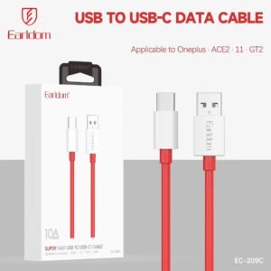 EARLDOM 10A MAX SUPER FAST USB TO USB-C CABLE EC-209C