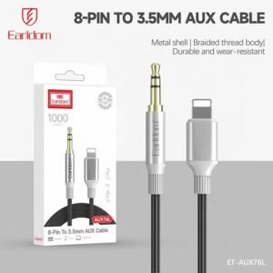 EARLDOM 8-PIN TO 3.5MM AUX CABLE ET-AUX76L